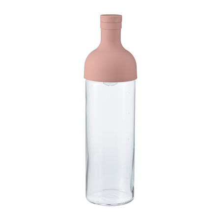 Hario butelka z filtrem Cold Brew Tea 750ml  -  pudrowy róż