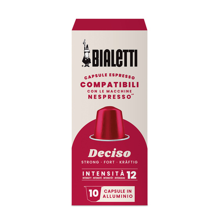Bialetti - kawa w kapsułkach Nespresso Deciso - 10 kapsułek
