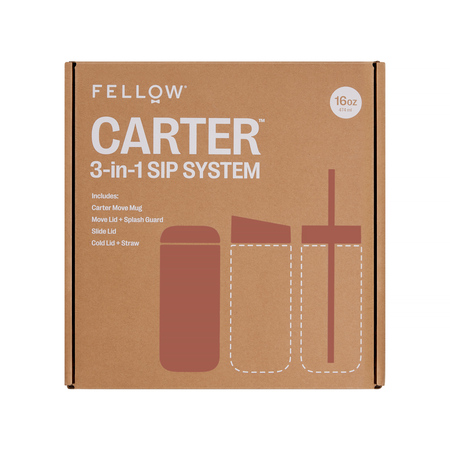 Fellow - Carter Move Mug 3 w 1 - Kubek termiczny + 3 nakrętki - Sienna 473 ml - obrazek 3