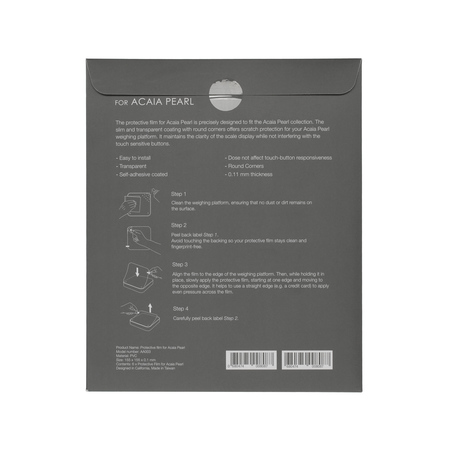 Acaia Pearl Protective Film - Folia zabezpieczająca - 6 sztuk - obrazek 2