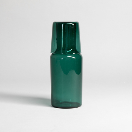 Hario - Colors Night Carafe - Karafka 600ml ze szklanką 280ml zielona - obrazek 2