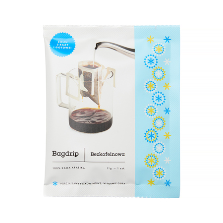 Bagdrip - kawa bezkofeinowa w saszetkach - 8 saszetek 11 g - obrazek 3