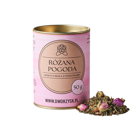 Dworzysk - herbata biała sypana Różana Pogoda 50 g