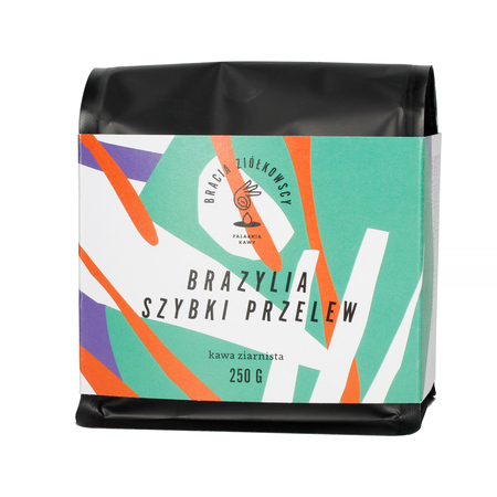 Bracia Ziółkowscy - kawa ziarnista Brazylia Szybki Przelew Filter 250 g