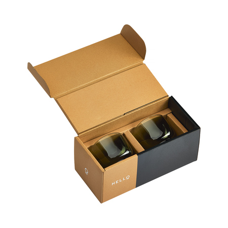 Fellow - zestaw dwóch szklanek Pirch Cortado 120 ml - Zielony - obrazek 2