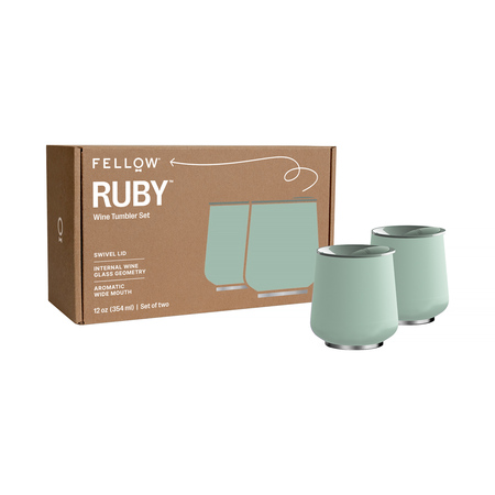 Fellow - Ruby Wine Tumbler - Zestaw 2 kubków termicznych - Miętowy 355 ml - obrazek 5