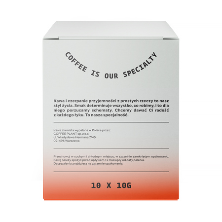 COFFEE PLANT - kawa w saszetkach Flow Juicy Fruit Drip Bag - 10 saszetek 10 g - obrazek 7