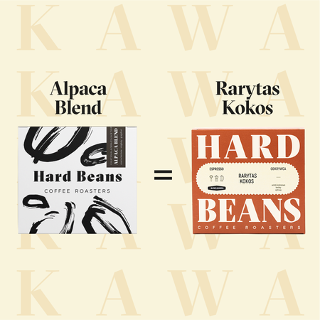 Hard Beans - kawa ziarnista RARYTAS KOKOS Espresso 1 kg - obrazek 2