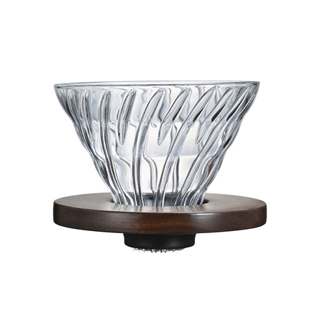 Hario - drip szklany V60-02 Walnut