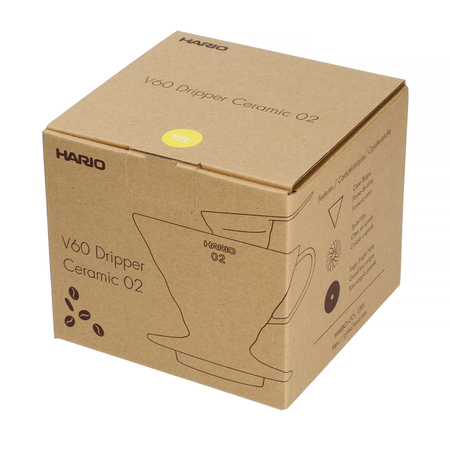 Hario ceramiczny Drip V60-02 Żółty - obrazek 6