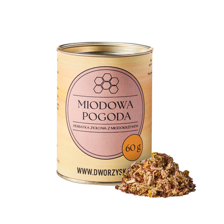 Dworzysk - herbata ziołowa sypana Miodowa Pogoda 60 g