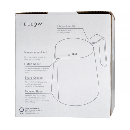 Fellow Eddy Pitcher - Dzbanek do mleka srebrny 530 ml - obrazek 5