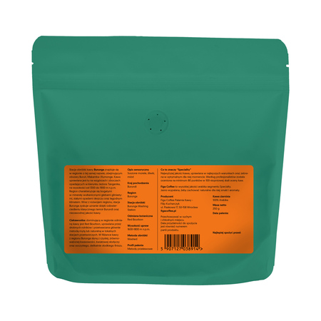 Figa Coffee - kawa ziarnista Burundi Burunga Washed Filter 250 g - obrazek 2