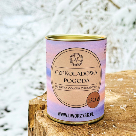 Dworzysk - herbata rooibos sypana Czekoladowa Pogoda 120 g - obrazek 2