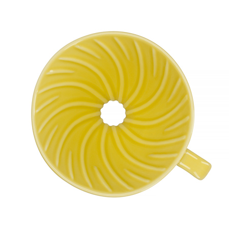 Hario ceramiczny Drip V60-02 Żółty - obrazek 3