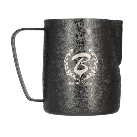 Barista Space - Dzbanek do mleka Ice Grain Black 600 ml