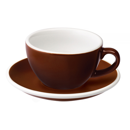 Loveramics Egg - Filiżanka i spodek Cappuccino 200 ml - Brown