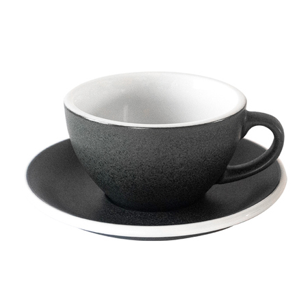 Loveramics Egg - Filiżanka i spodek Cappuccino 200ml - Anthracite