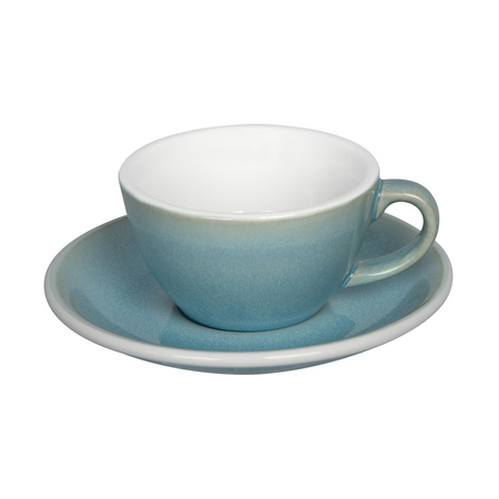 Loveramics Egg - Filiżanka i spodek Flat White 150 ml - Ice Blue