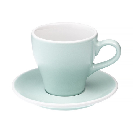 Loveramics Tulip - Filiżanka i spodek Cafe Latte 280 ml - River Blue