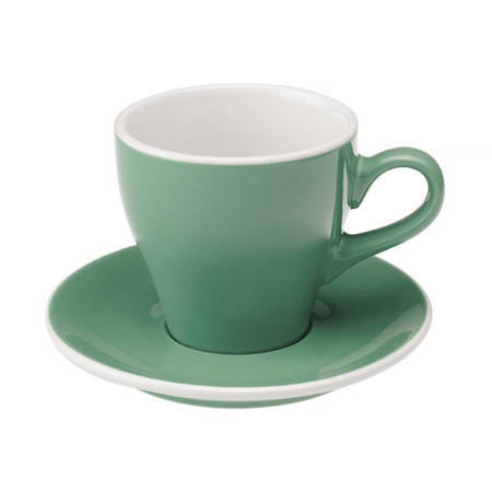 Loveramics Tulip - Filiżanka i spodek Cappuccino 180 ml - Mint
