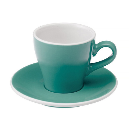 Loveramics Tulip - Filiżanka i spodek Cappuccino 180 ml - Teal