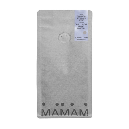 MAMAM - bezkofeinowa kawa ziarnista Kolumbia Asomujer Omniroast 250 g