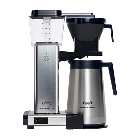 Moccamaster KBGT 741 Aluminium Polished Silver - Ekspres przelewowy z termosem