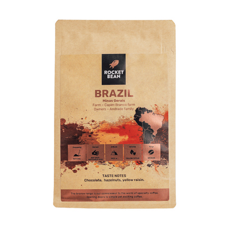 Rocket Bean - kawa ziarnista Brazylia Capim Branco Natural Filter 200 g