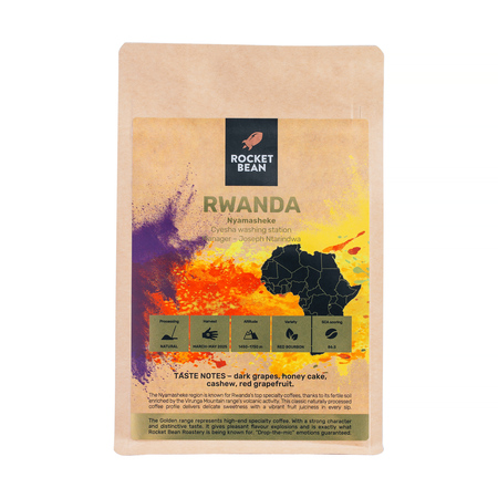 Rocket Bean - kawa ziarnista Rwanda Nyamasheke Natural Filter 200 g
