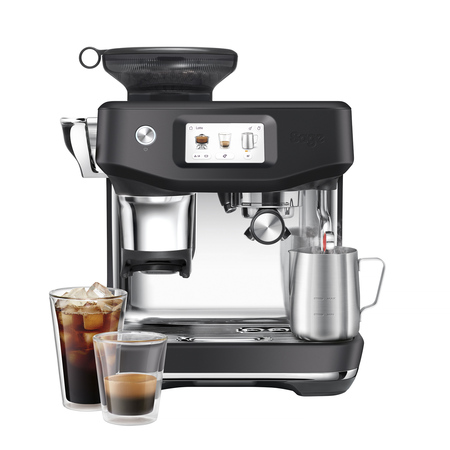 Sage - ekspres ciśnieniowy SES882BTR The Barista Touch Impress + Cold Extraction Czarny