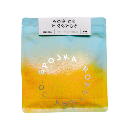 Spojka - kawa ziarnista Kolumbia Son of a peach Honey Co-fermented Omniroast 200 g