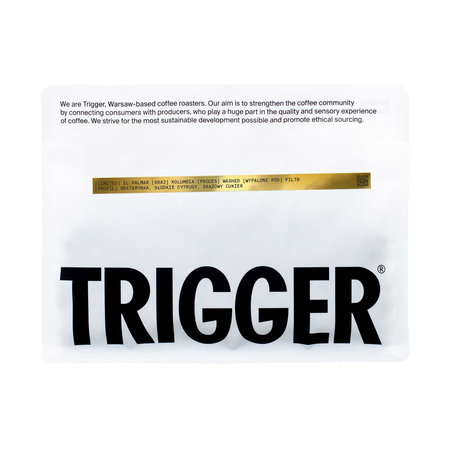 Trigger - kawa ziarnista Kolumbia Limited El Palmar Washed Filter 250 g