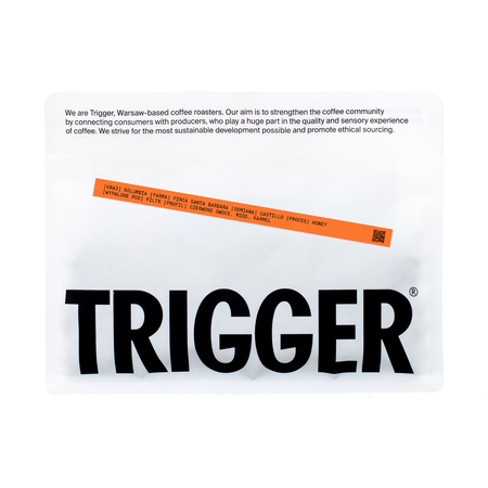 Trigger - kawa ziarnista Kolumbia Santa Barbara Honey Filter 250 g