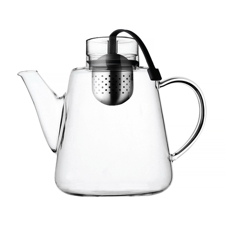 Vialli Design - Amo dzbanek ze stalowym zaparzaczem czarny 1,5l