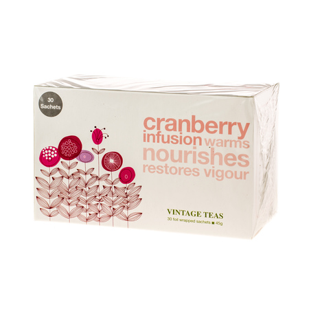 Vintage Teas - herbata owocowa Cranberry Infusion 30 saszetek