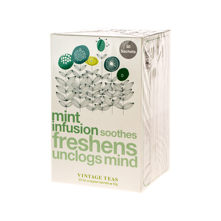 Vintage Teas - herbata ziołowa Mint Infusion 30 saszetek