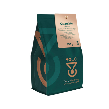 YOCO - kawa ziarnista Kolumbia Cherry Honey Filter 250 g