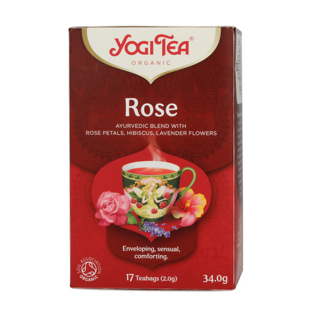 Yogi Tea - herbata ziołowa Rose EKO 17 saszetek