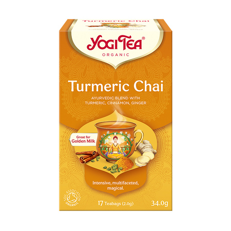 Yogi Tea - herbata ziołowa Turmeric Chai EKO 17 saszetek