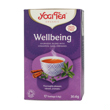 Yogi Tea - herbata ziołowa Wellbeing EKO 17 saszetek