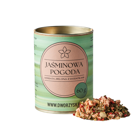 Dworzysk - herbata zielona sypana Jaśminowa Pogoda 60 g