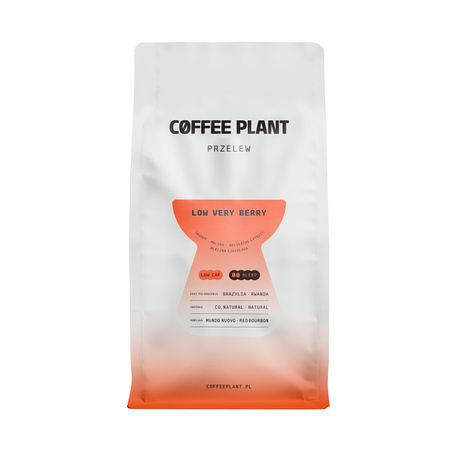 COFFEE PLANT - kawa ziarnista niskokofeinowa LOW Very Berry Filter 800 g