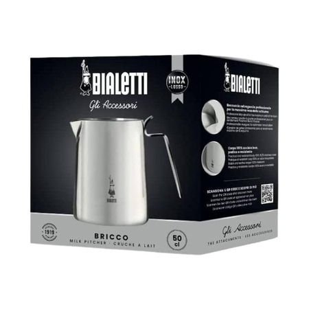 Bialetti - dzbanek do mleka 500 ml - Srebrny - obrazek 2